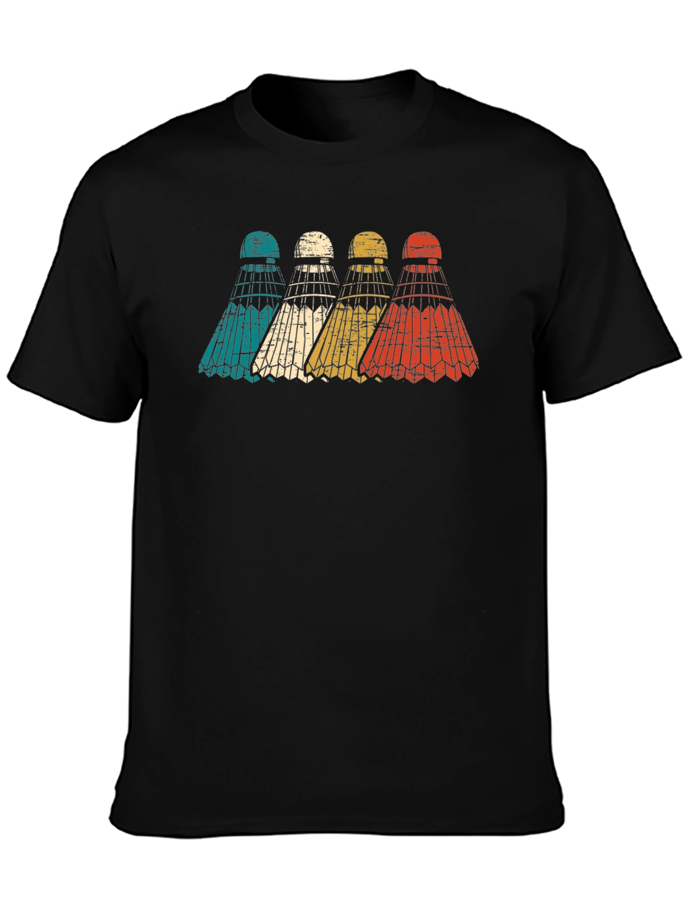 Retro Badminton Shuttlecock T-Shirt