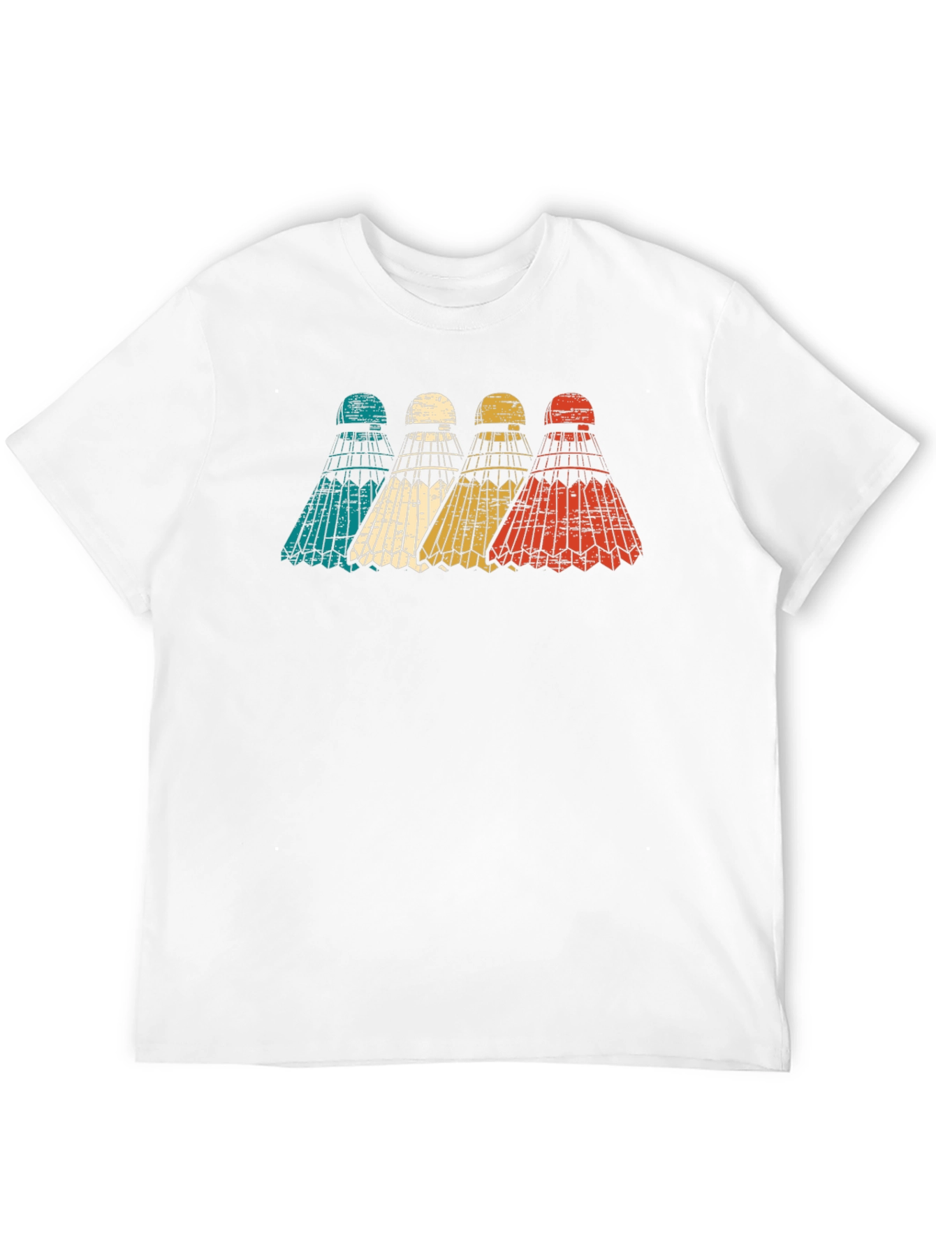 Retro Badminton Shuttlecock T-Shirt