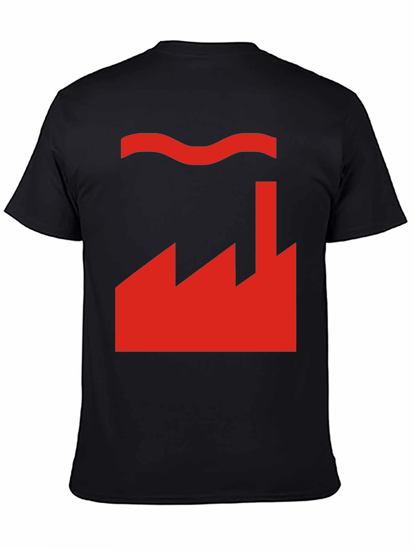 Factory Design Graphic T-Shirt - Black