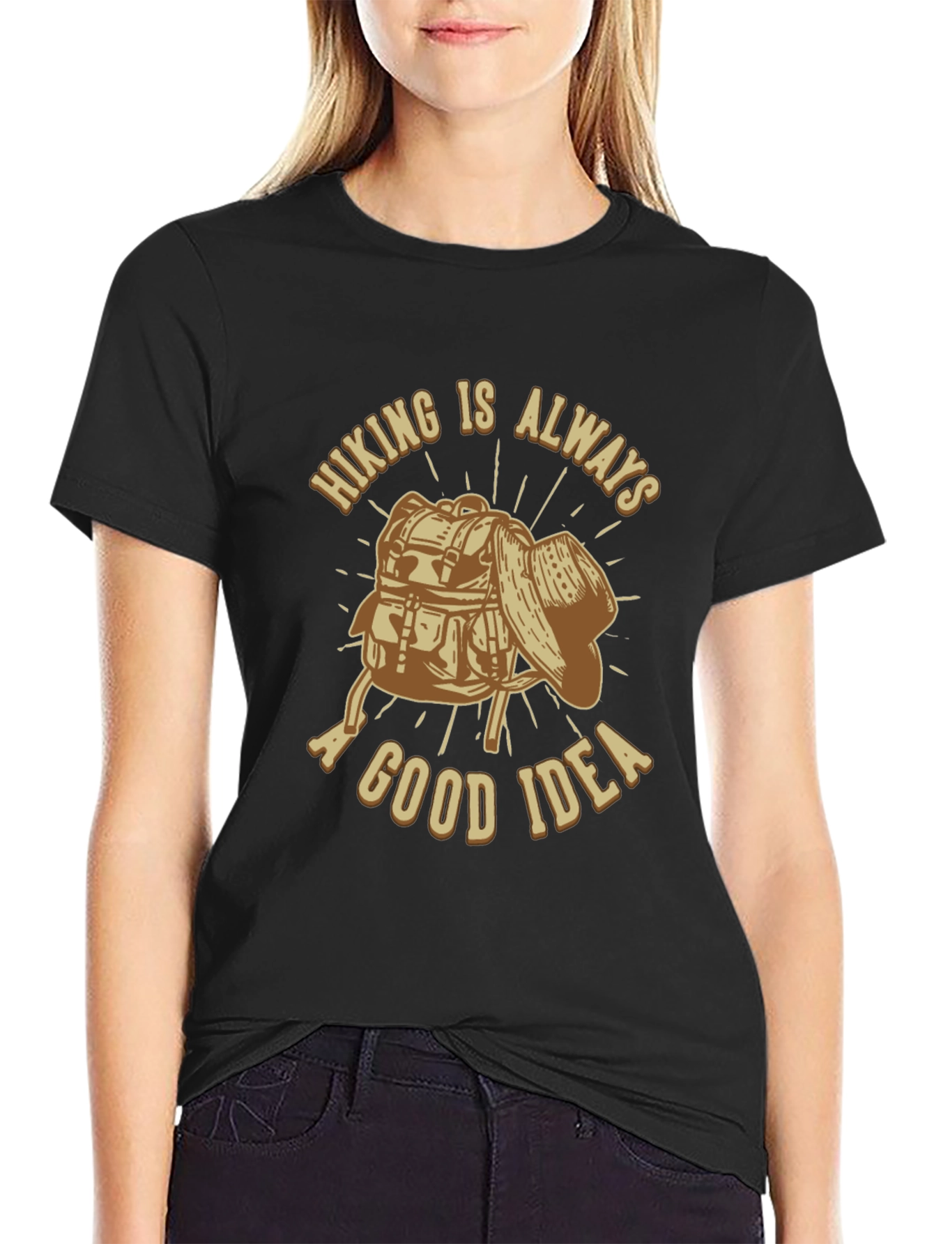 Hiking is Always a Good Idea Graphic T-Shirt