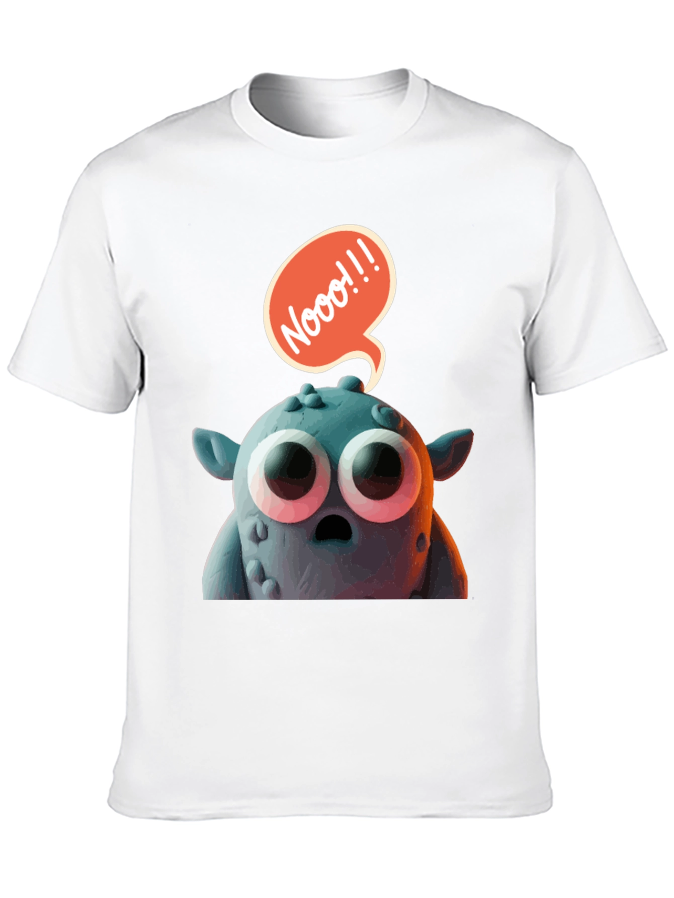 Cartoon Monster Graphic Tee - Expressive Style