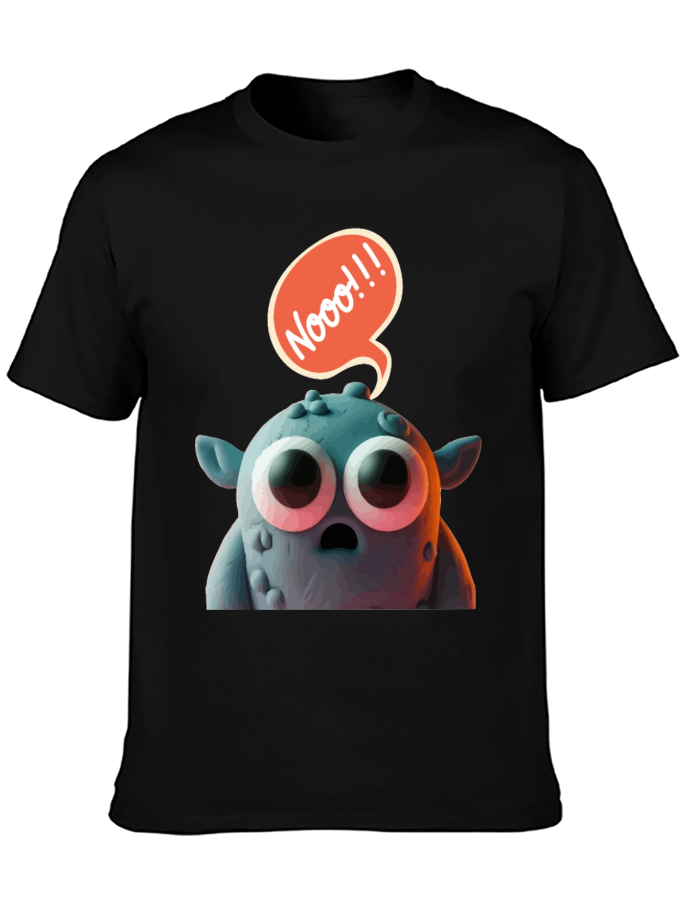 Cartoon Monster Graphic Tee - Expressive Style