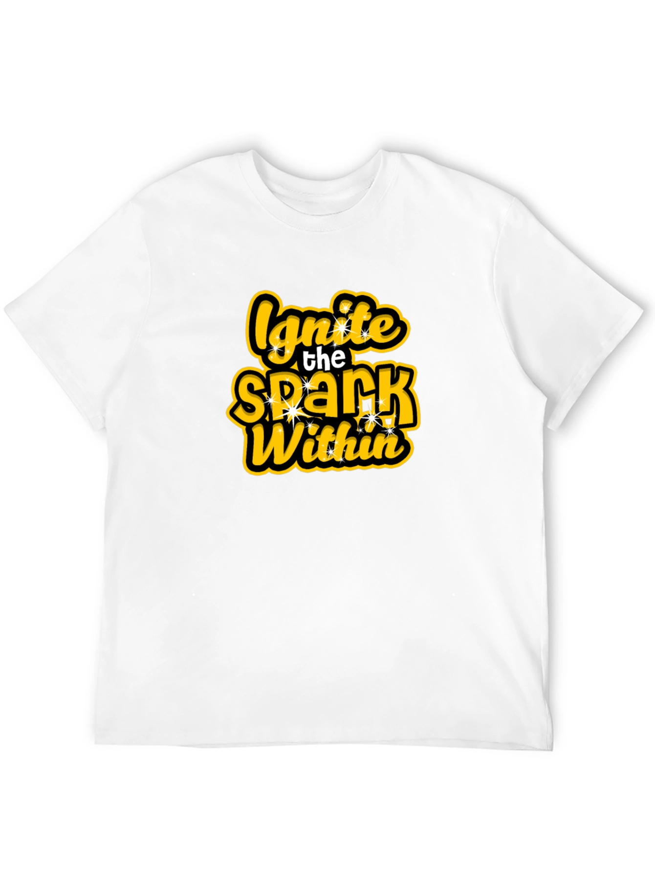 Ignite the Spark Within Black T-Shirt