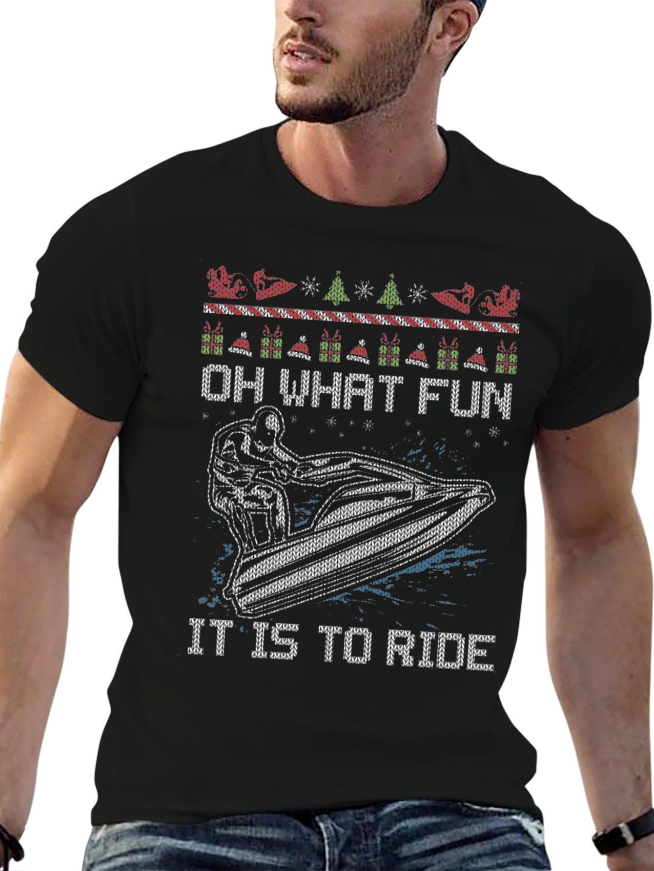 Fun Holiday Jetski Ride T-Shirt