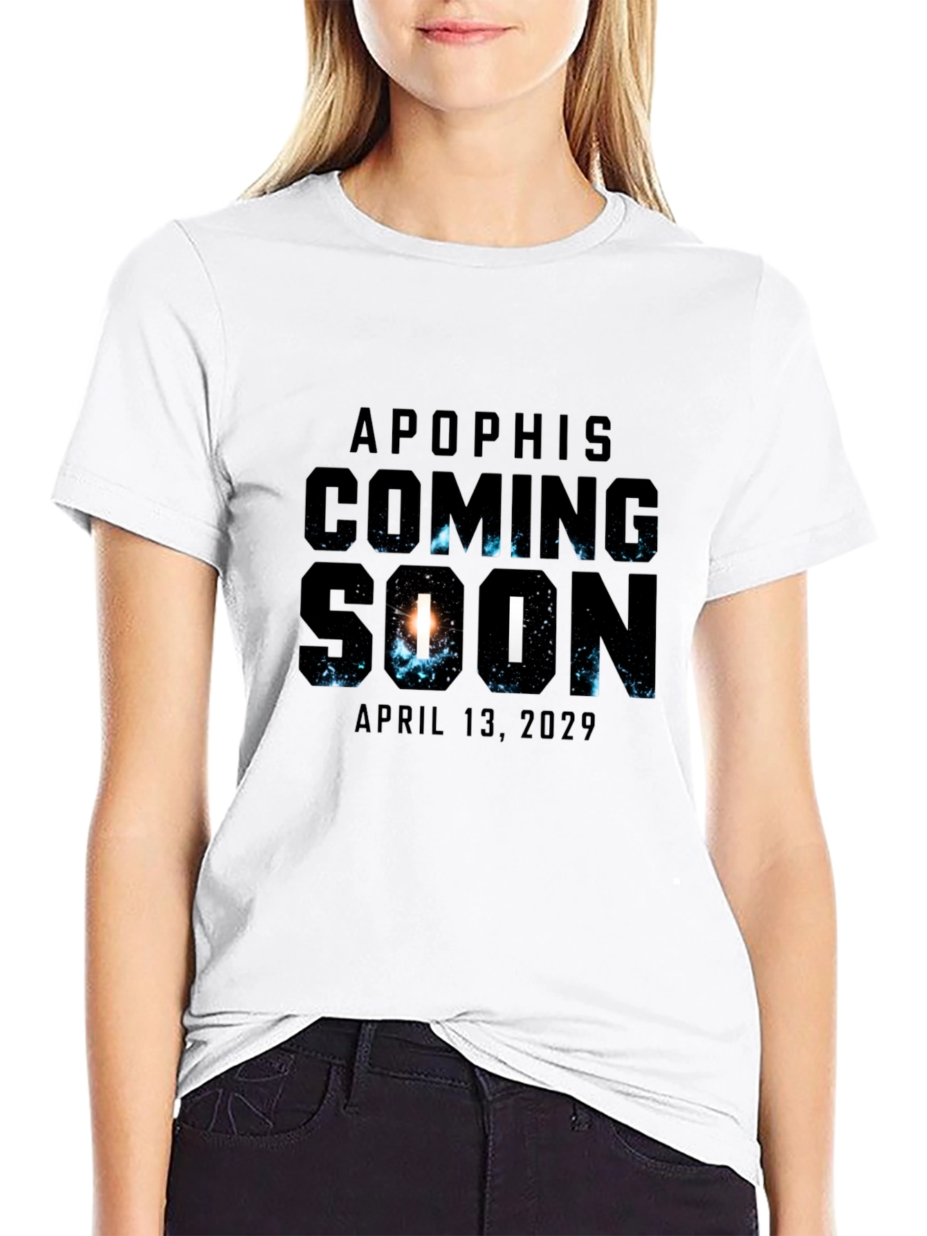 Apophis Coming Soon Black Graphic T-Shirt