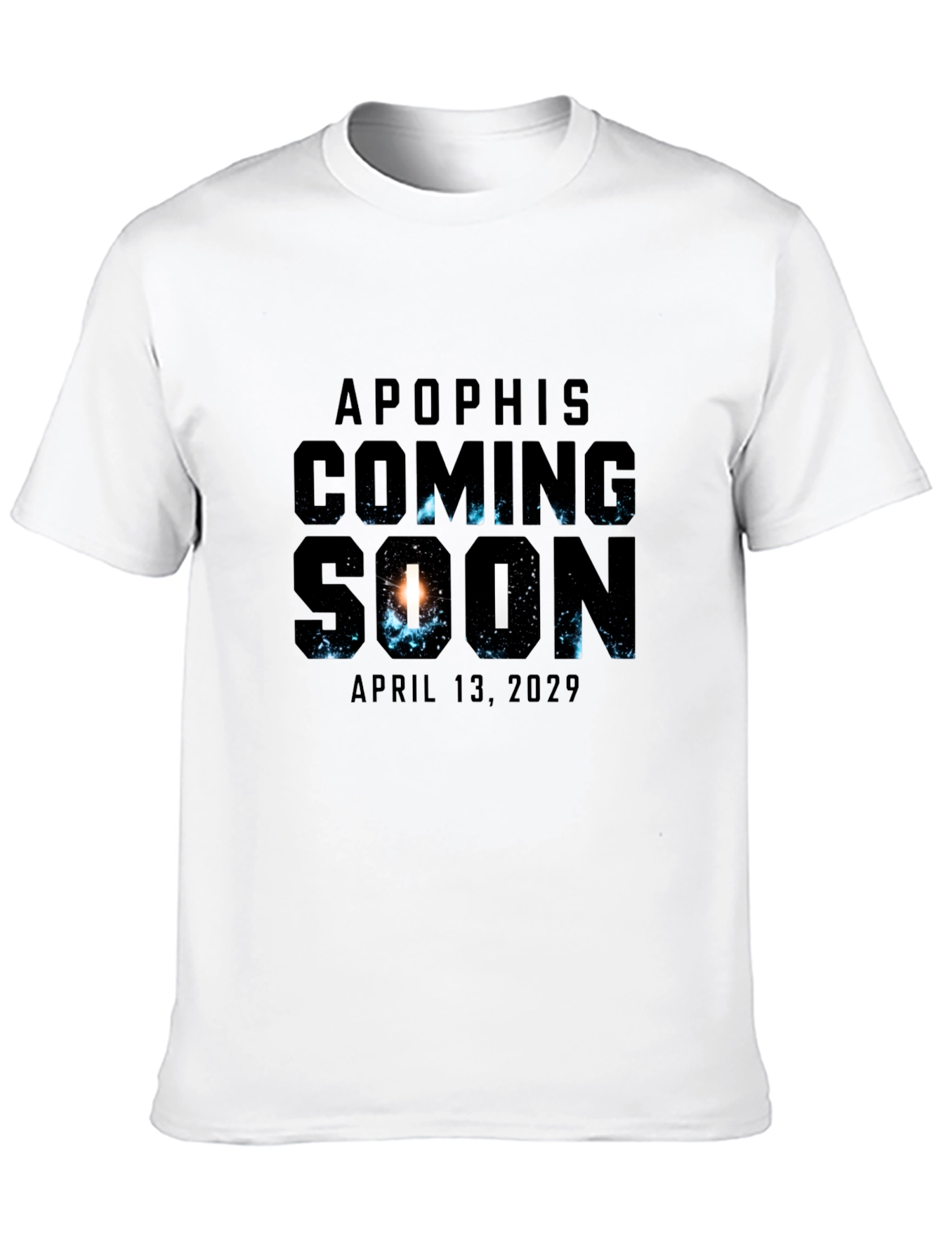 Apophis Coming Soon Black Graphic T-Shirt
