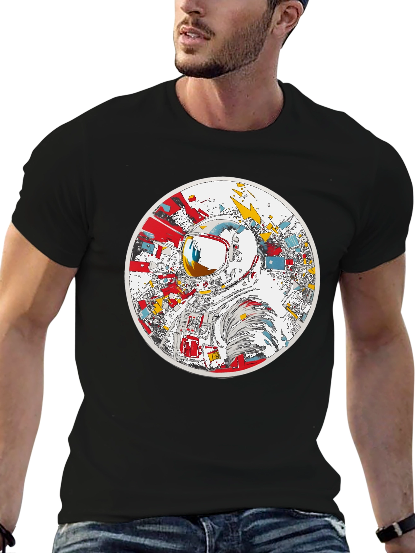 Astronaut Graphic Tee - Space Explorer Fashion