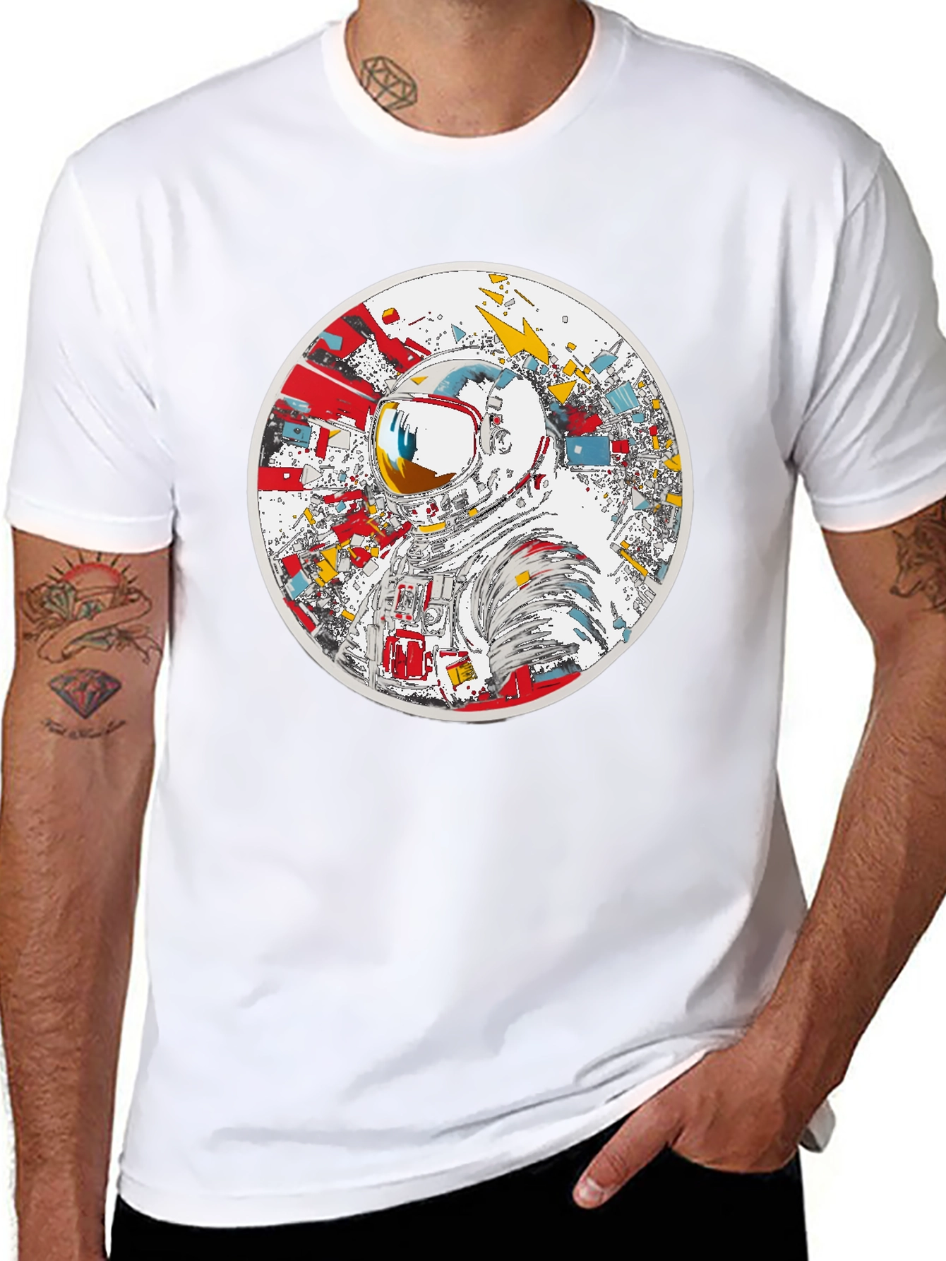 Astronaut Graphic Tee - Space Explorer Fashion