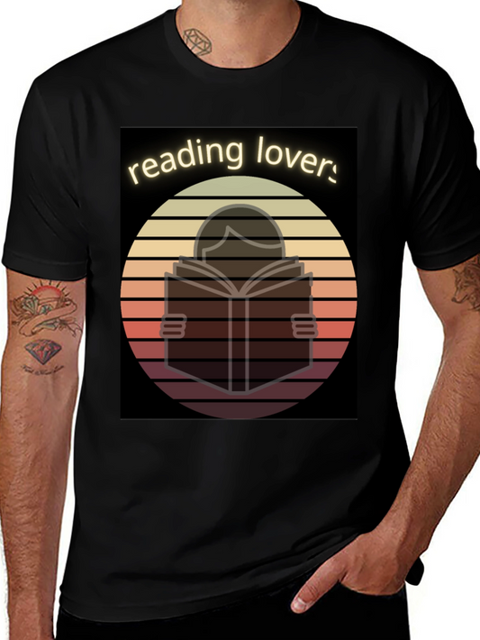 Reading Lovers T-Shirt - Bookworm Design