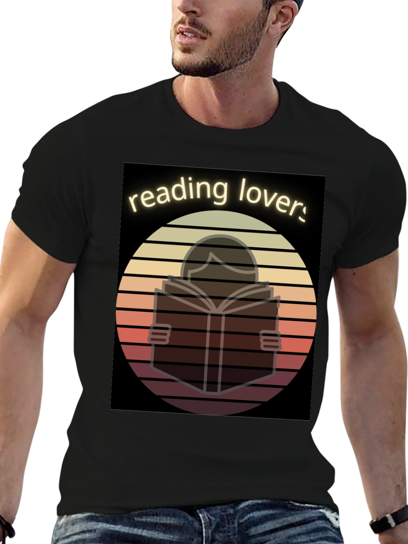 Reading Lovers T-Shirt - Bookworm Design