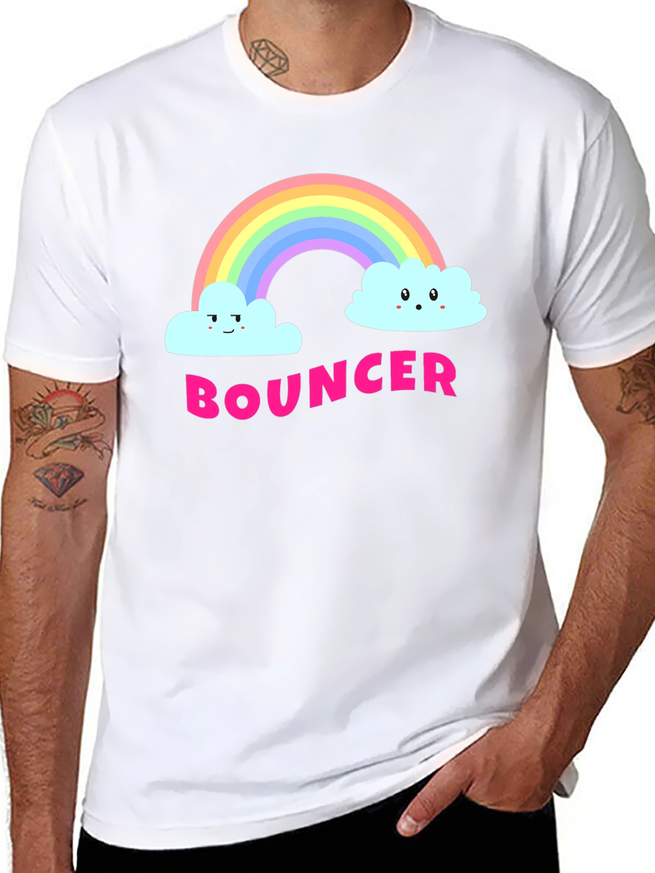 Bouncer Rainbow Graphic Tee