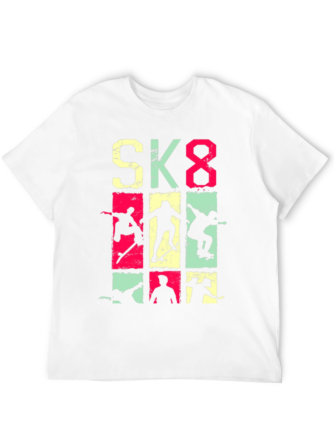 Skateboarding Graphic Tee - SK8 Style