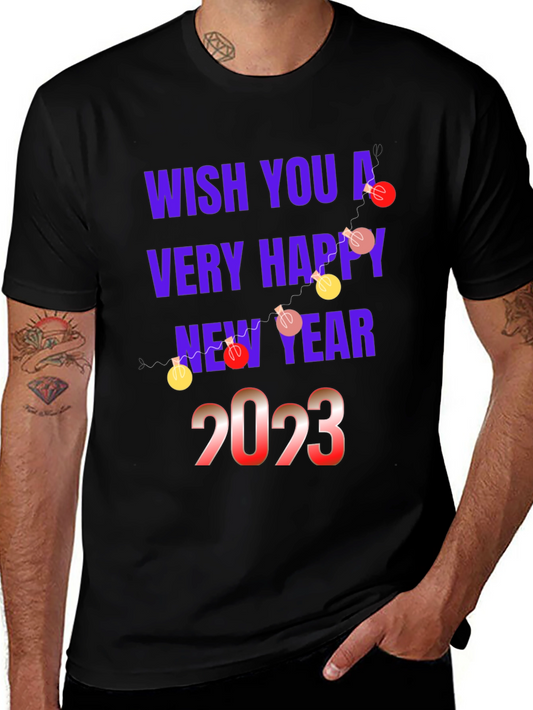 Festive New Year 2023 Graphic Tee