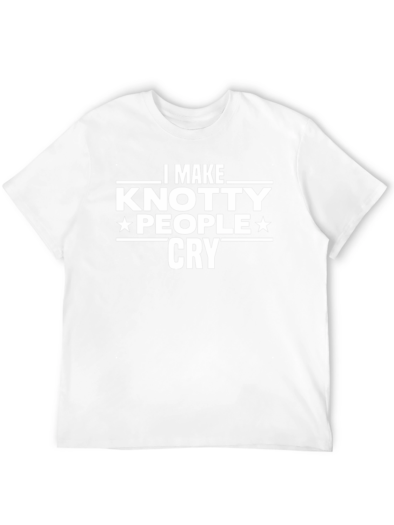Knotty People Cry T-Shirt - Funny Novelty Tee