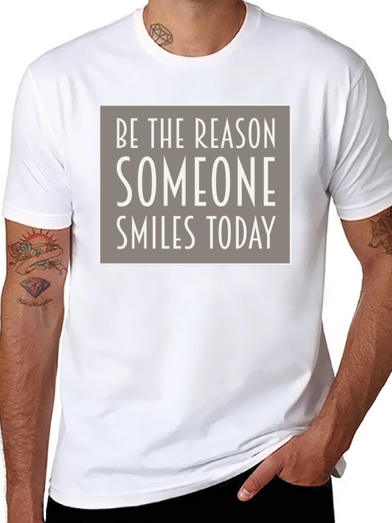 Inspirational Graphic Tee - Be the Reason Someone Smiles
