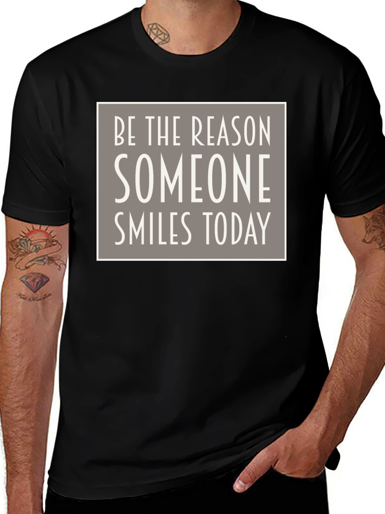 Inspirational Graphic Tee - Be the Reason Someone Smiles