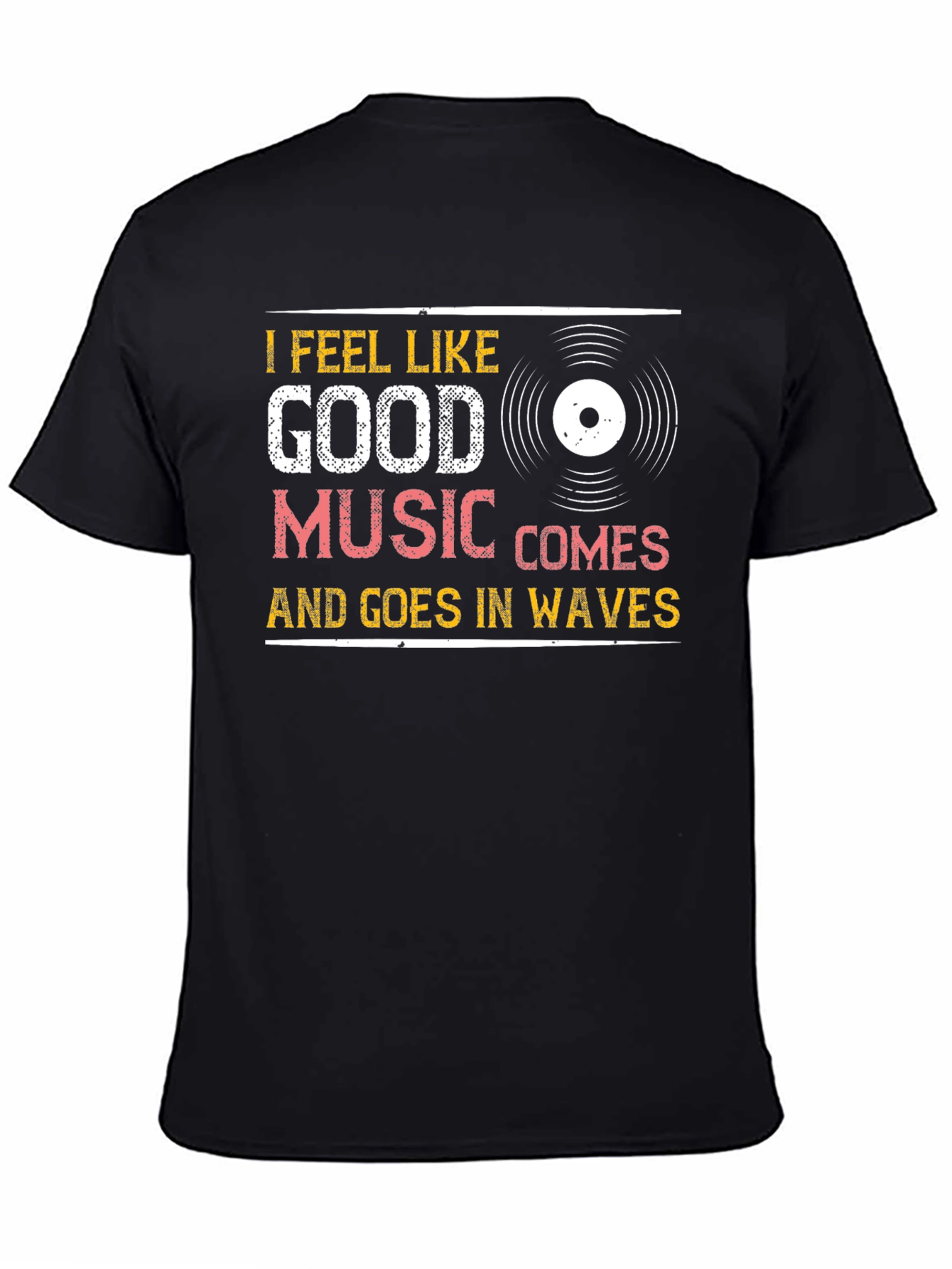 Good Music Waves Graphic T-Shirt