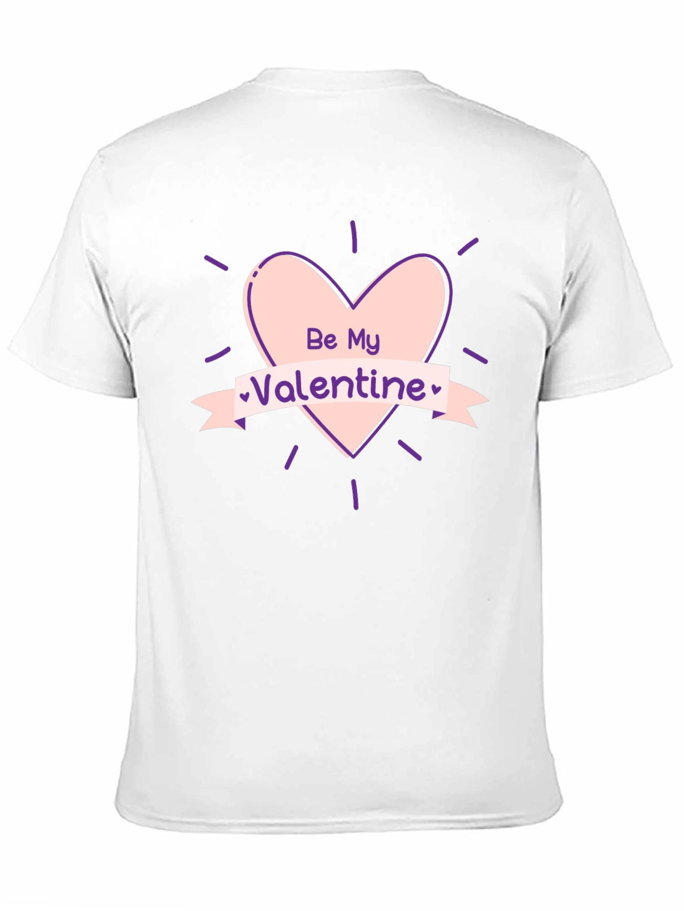 Be My Valentine Graphic Tee - Black Cotton T-Shirt