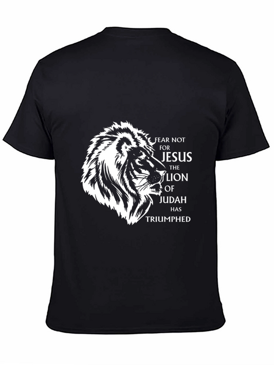Lion of Judah Jesus T-Shirt - Fear Not