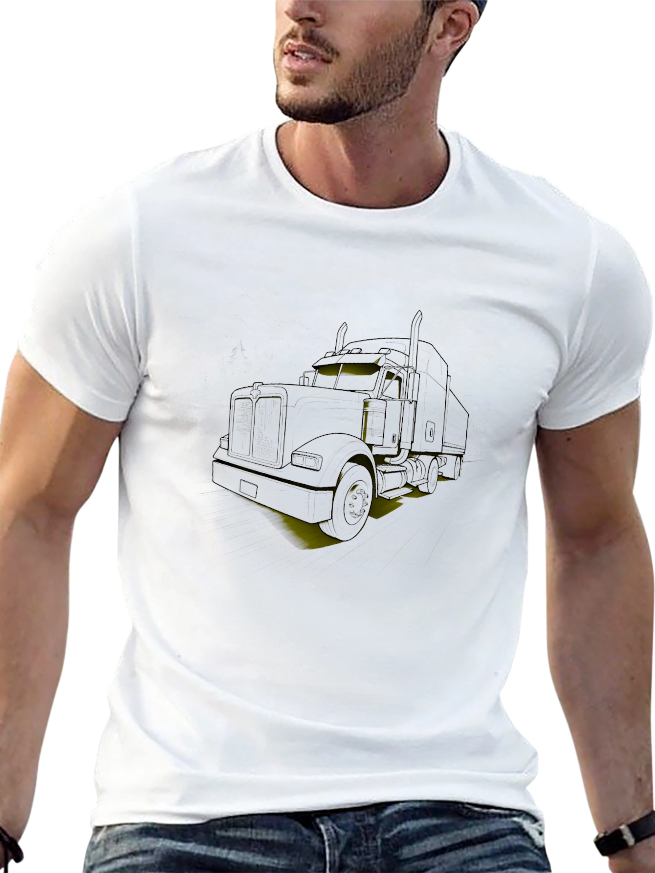 Truck Graphic Tee - Black