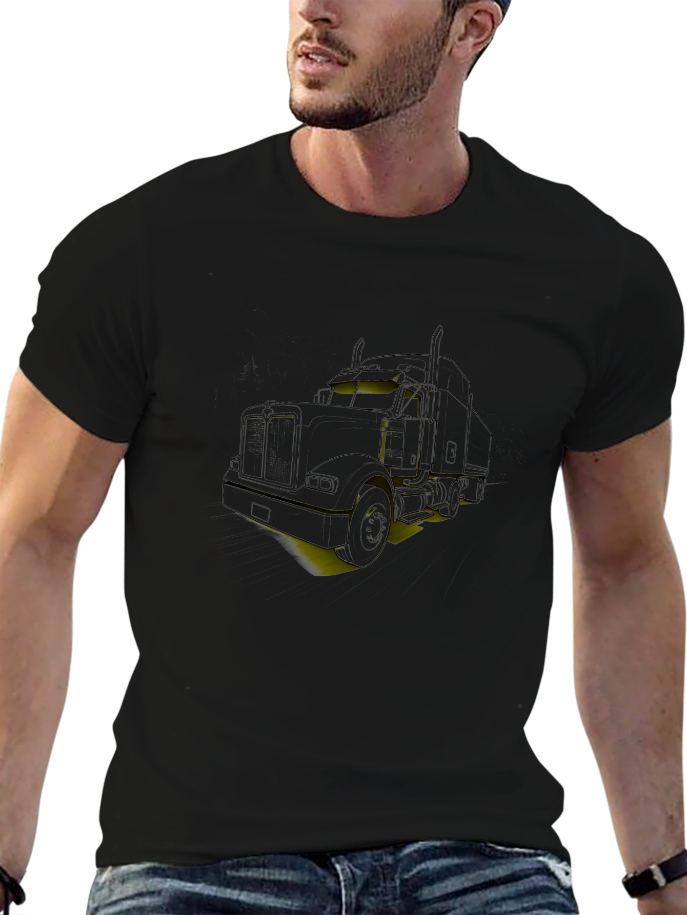 Truck Graphic Tee - Black