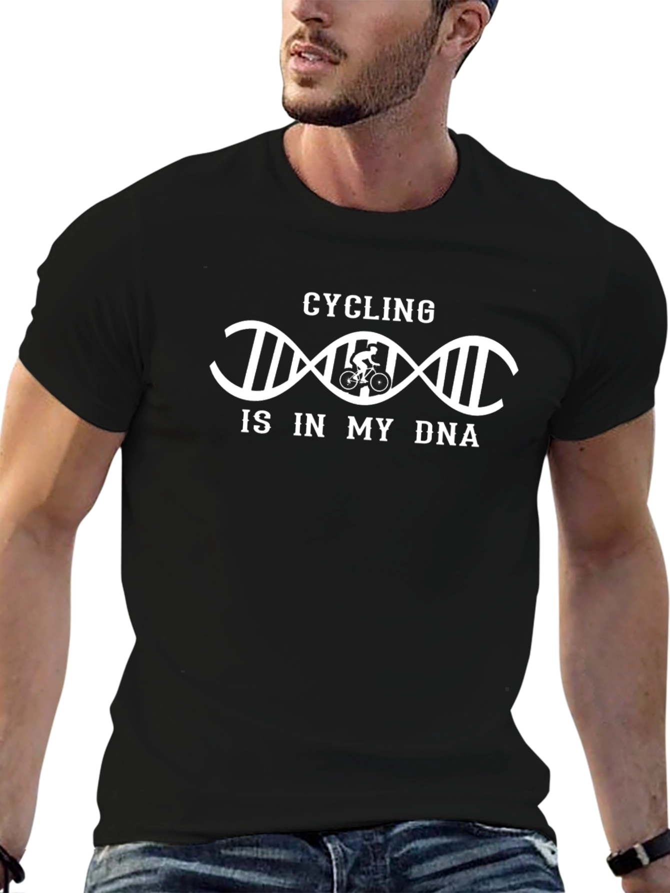 Cycling DNA T-Shirt - Cyclist Gift