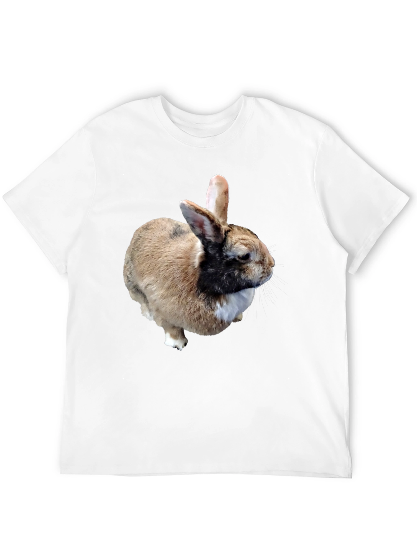 Rabbit Graphic T-Shirt - Black Casual Tee
