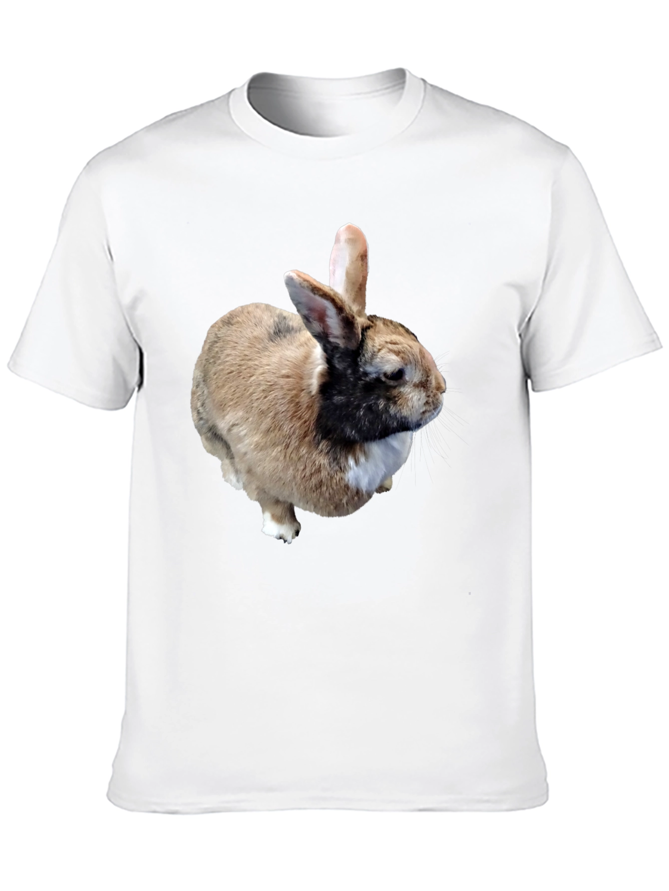 Rabbit Graphic T-Shirt - Black Casual Tee