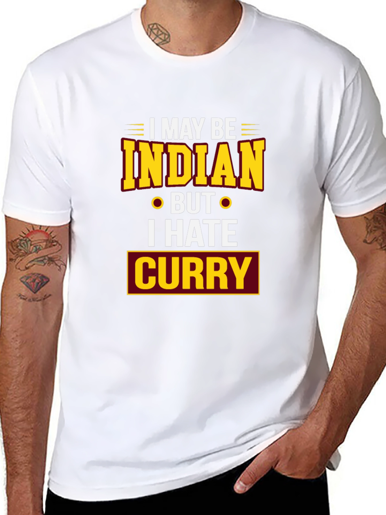 Funny I Hate Curry T-Shirt