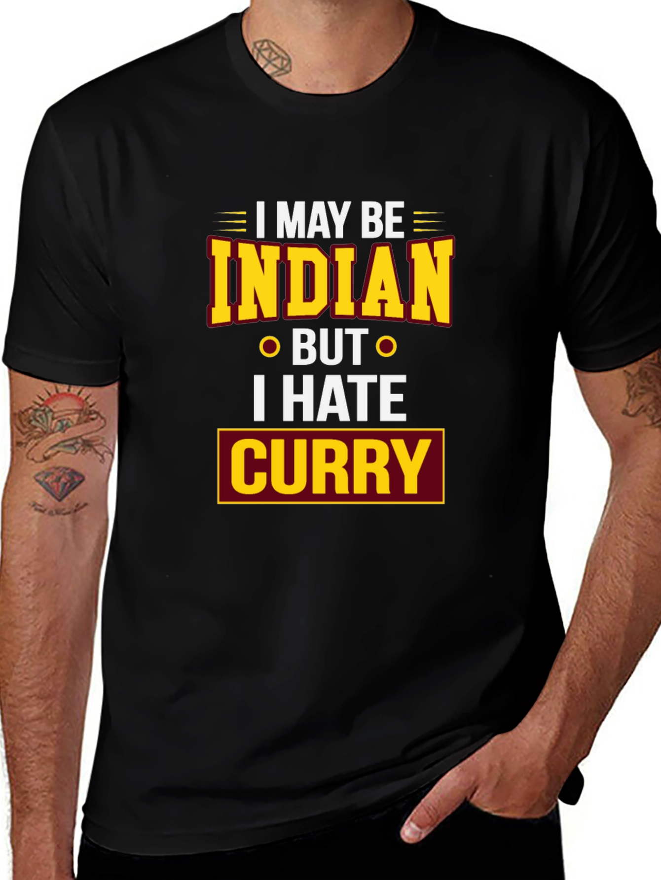 Funny I Hate Curry T-Shirt