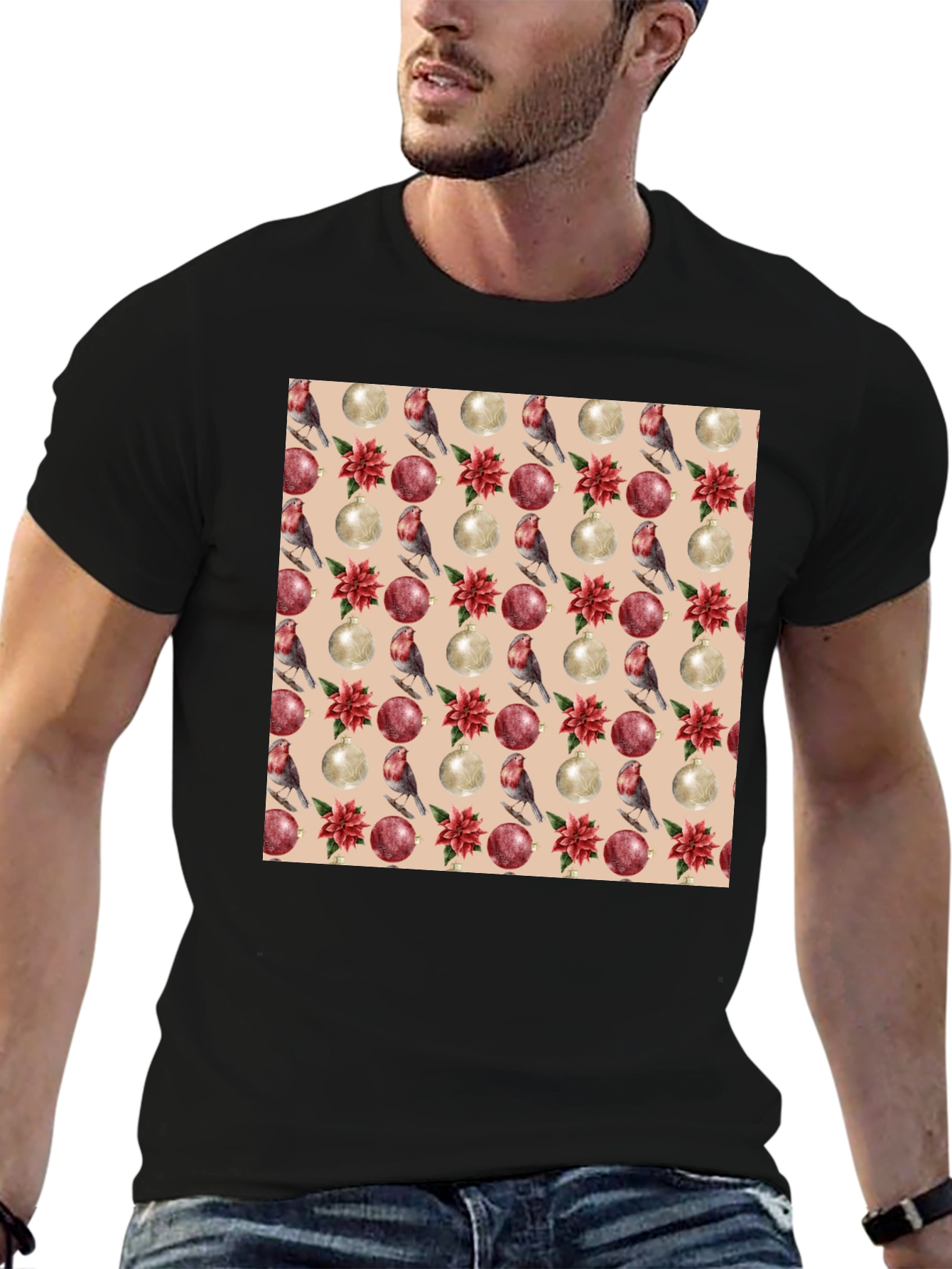 Festive Holiday Pattern T-Shirt