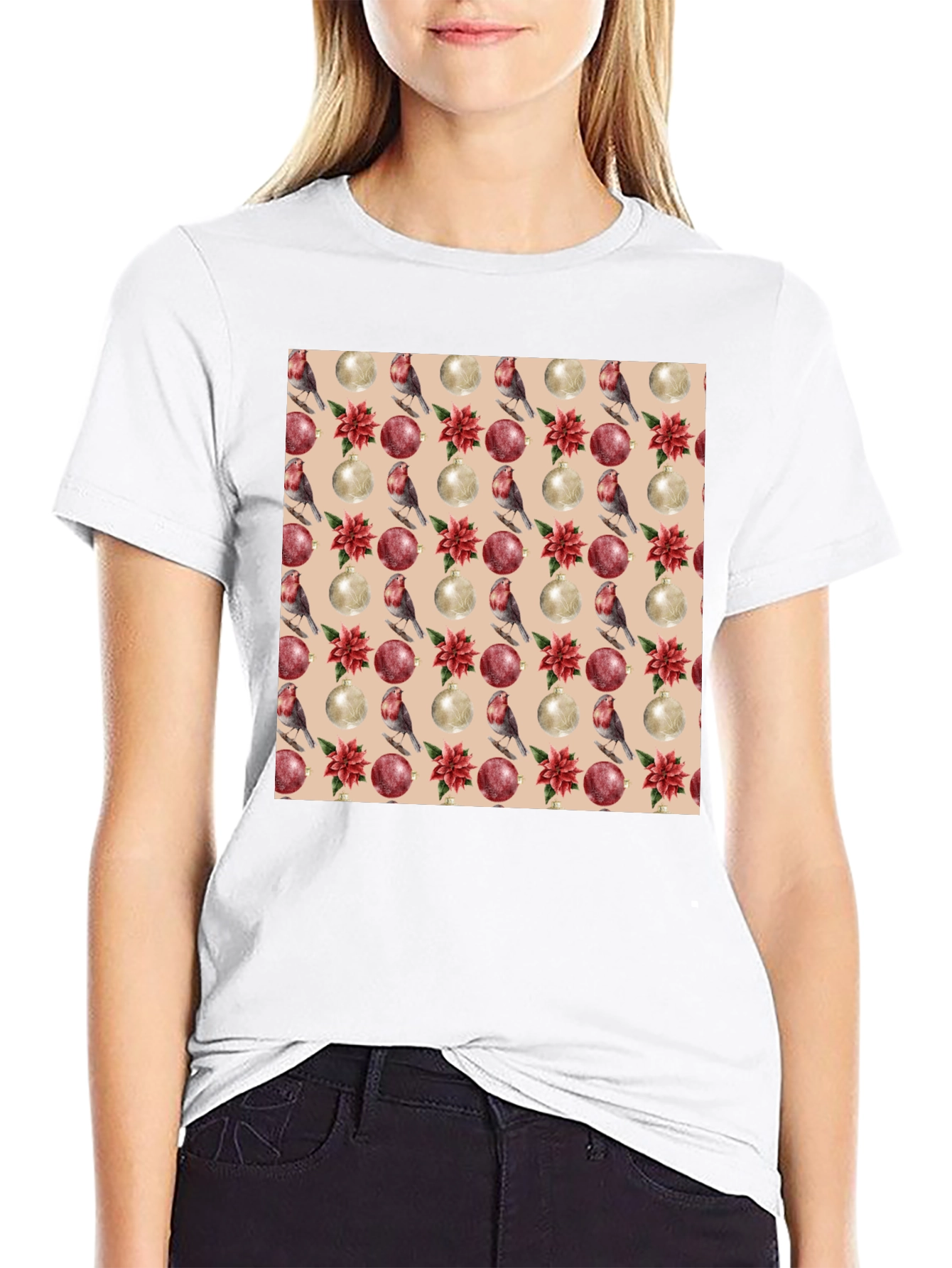 Festive Holiday Pattern T-Shirt