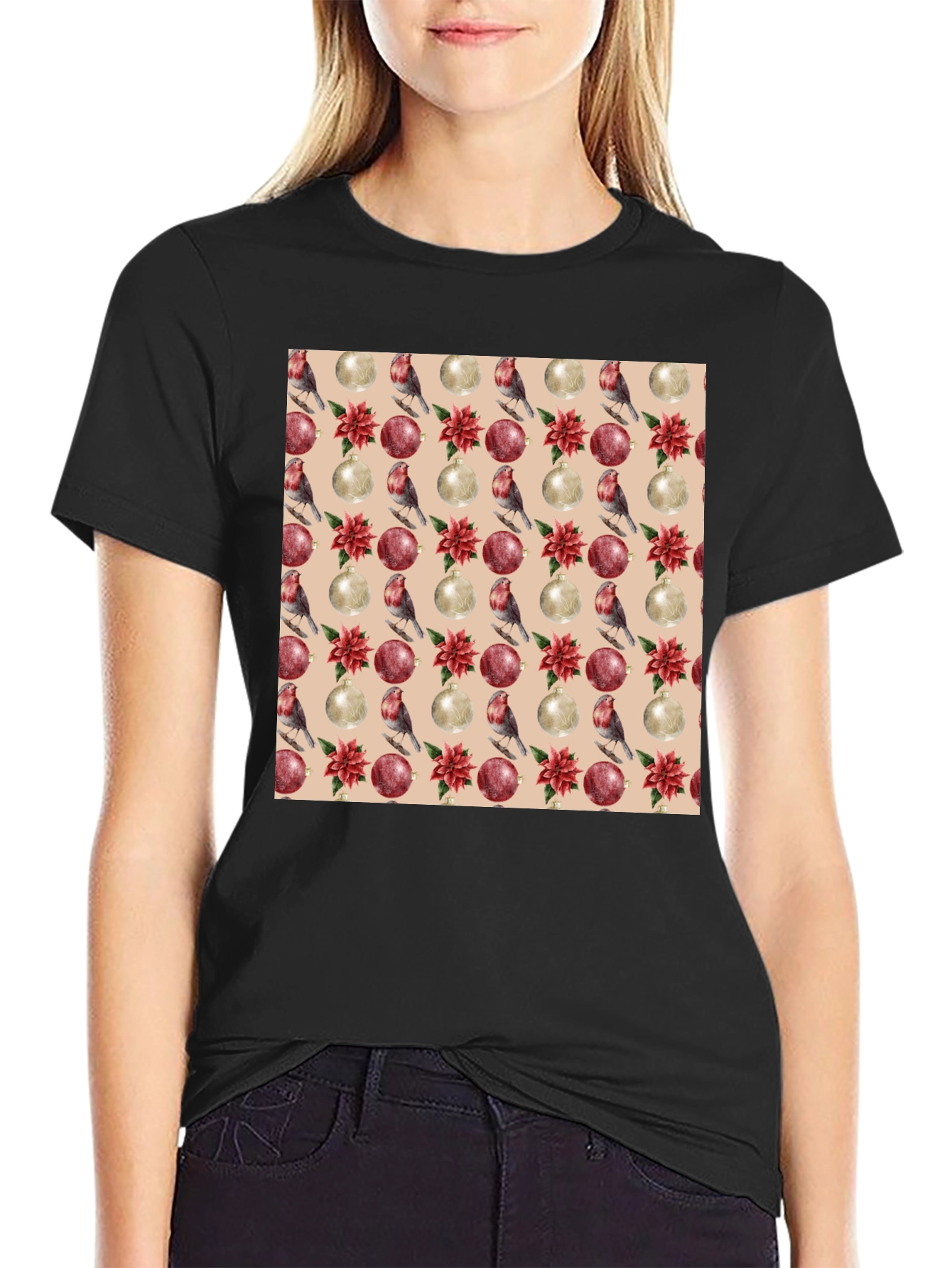 Festive Holiday Pattern T-Shirt