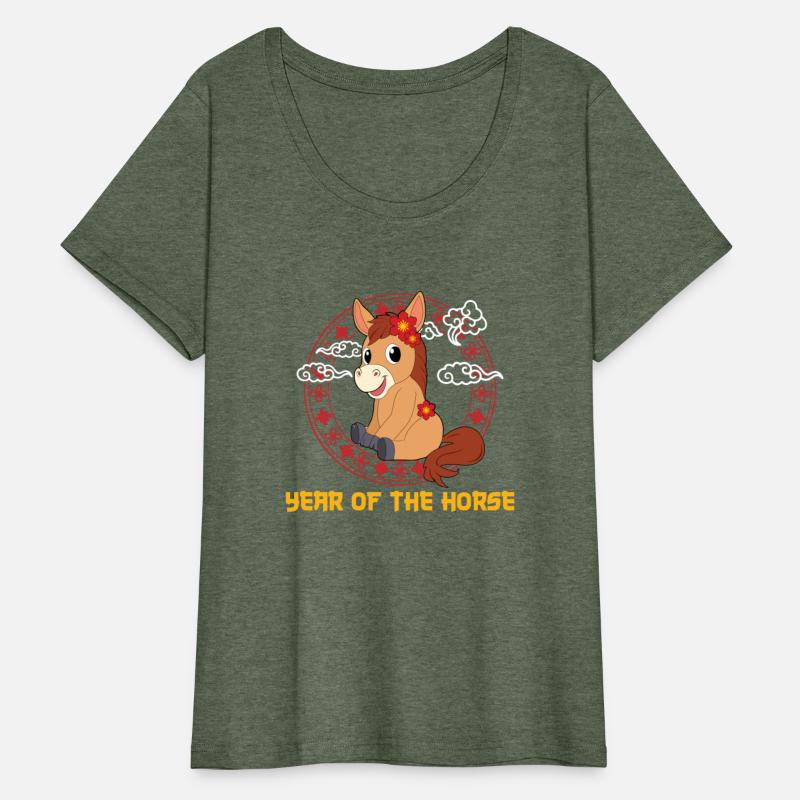 Year Of The Horse Cute Kawaii Chinese New Year