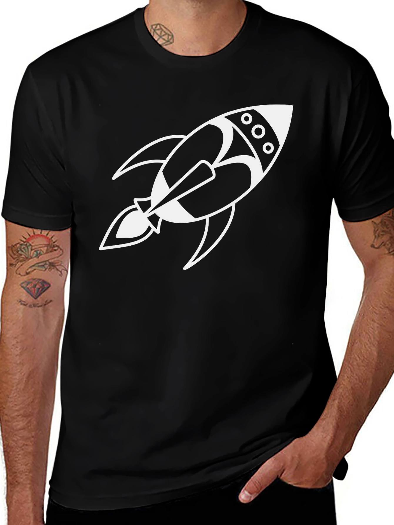 Rocket Graphic Tee - Space Adventure T-Shirt