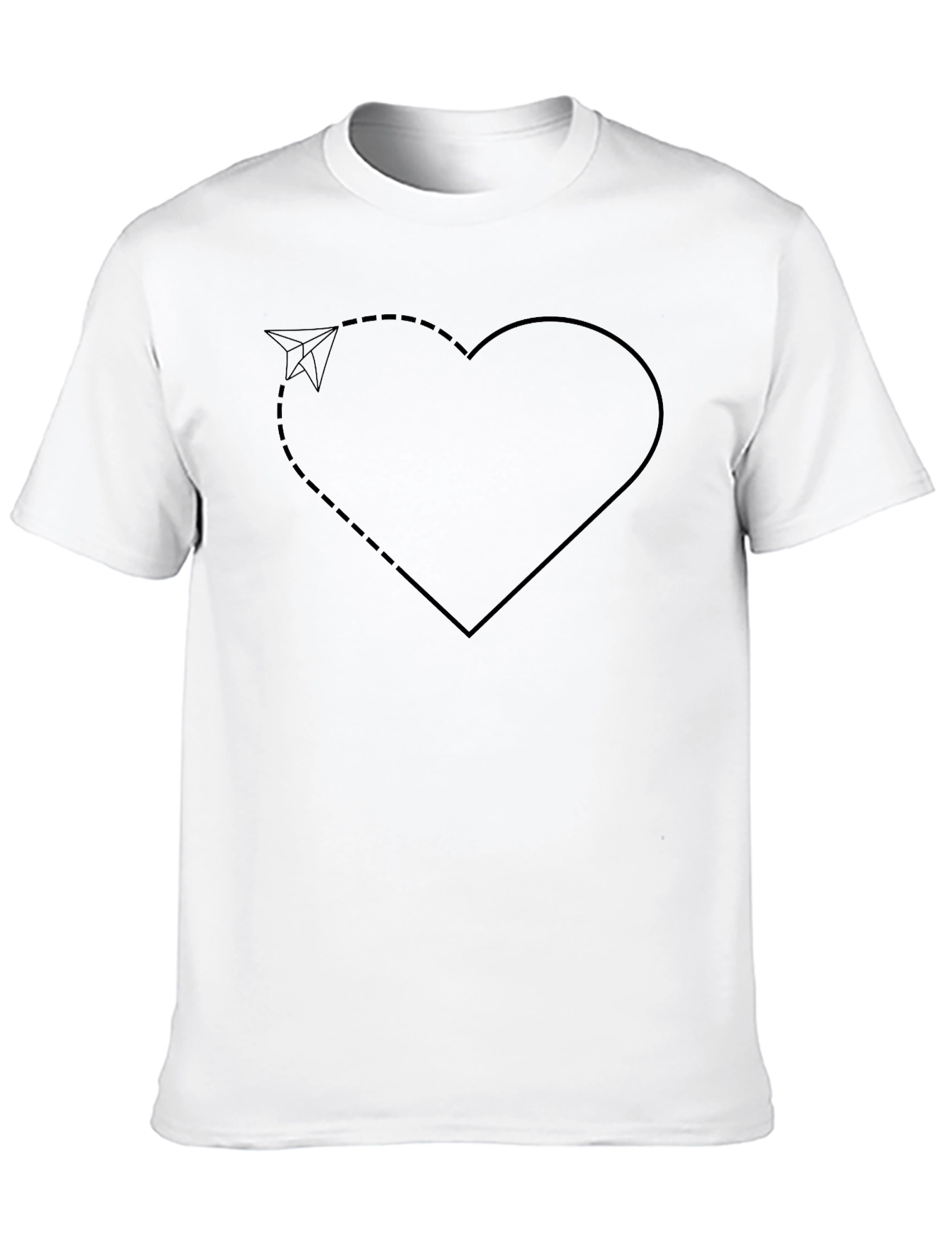 Airplane Heart T-Shirt - Fly With Love