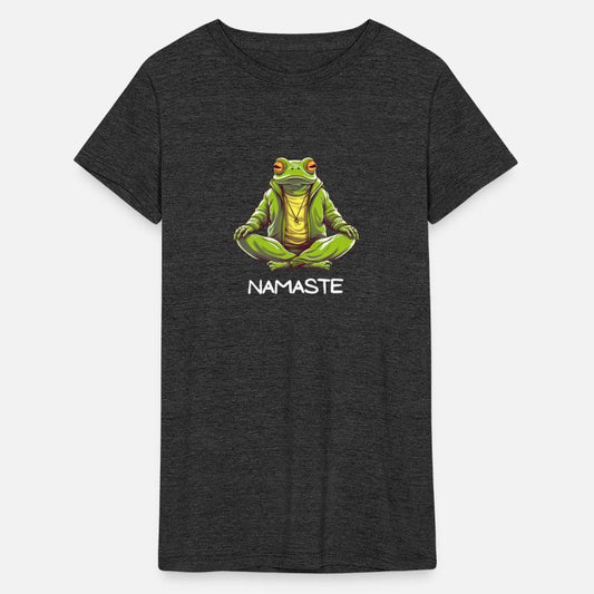 Yoga Meditation Namaste Frog Tee