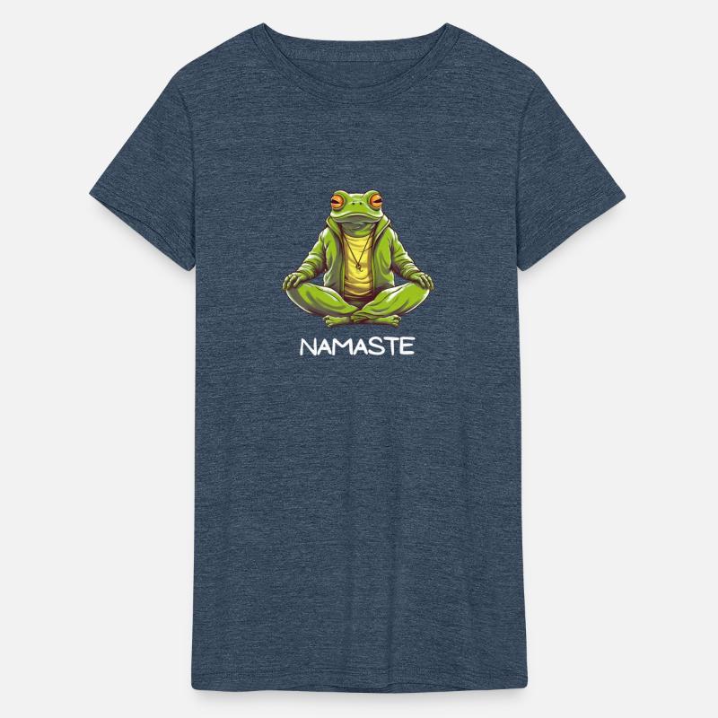 Yoga Meditation Namaste Frog Tee