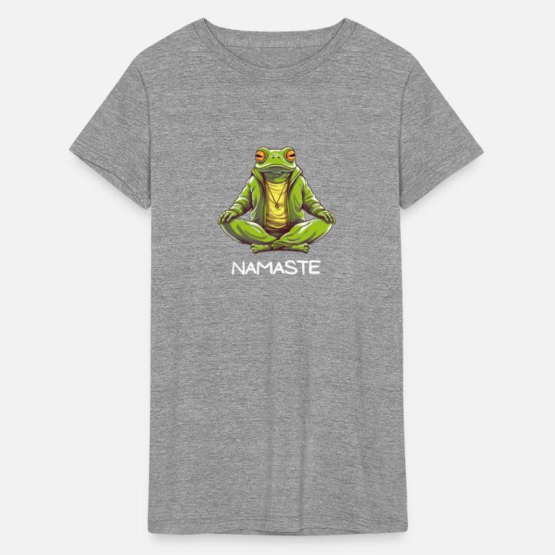 Yoga Meditation Namaste Frog Tee