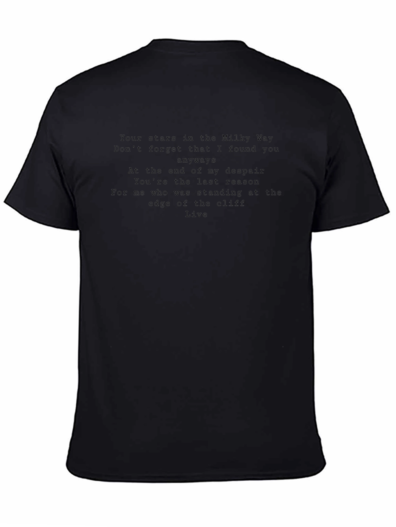 Stars in the Milky Way Lyric Tee