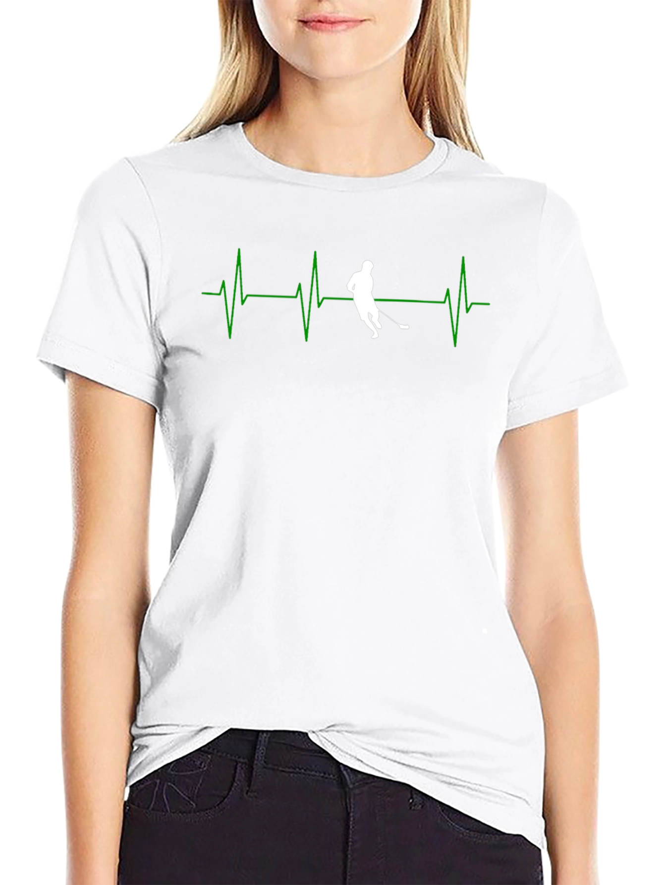 Hockey Heartbeat Graphic Tee - Passion on Display!