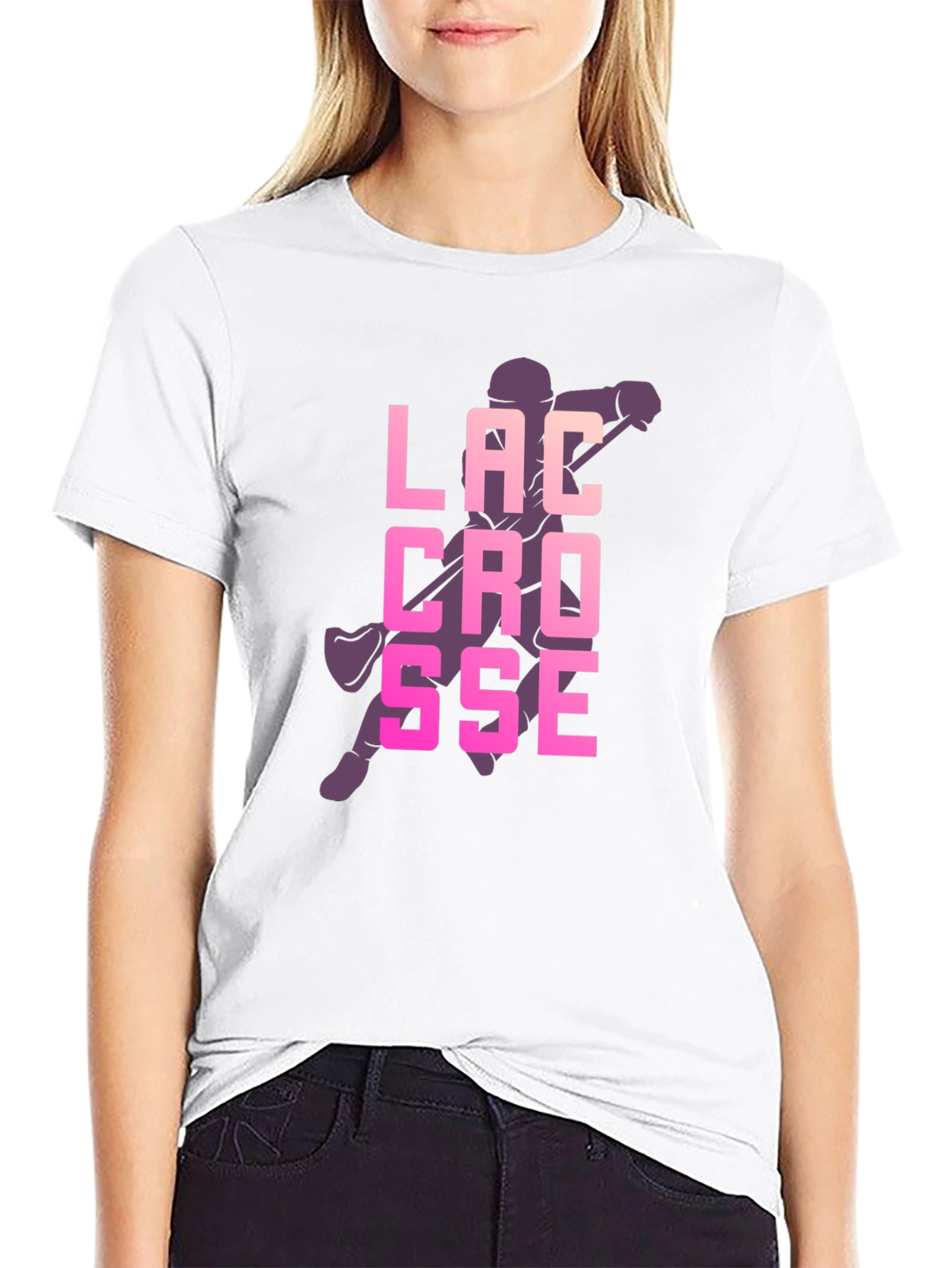 Lacrosse Graphic Tee - Sporty Casual Style