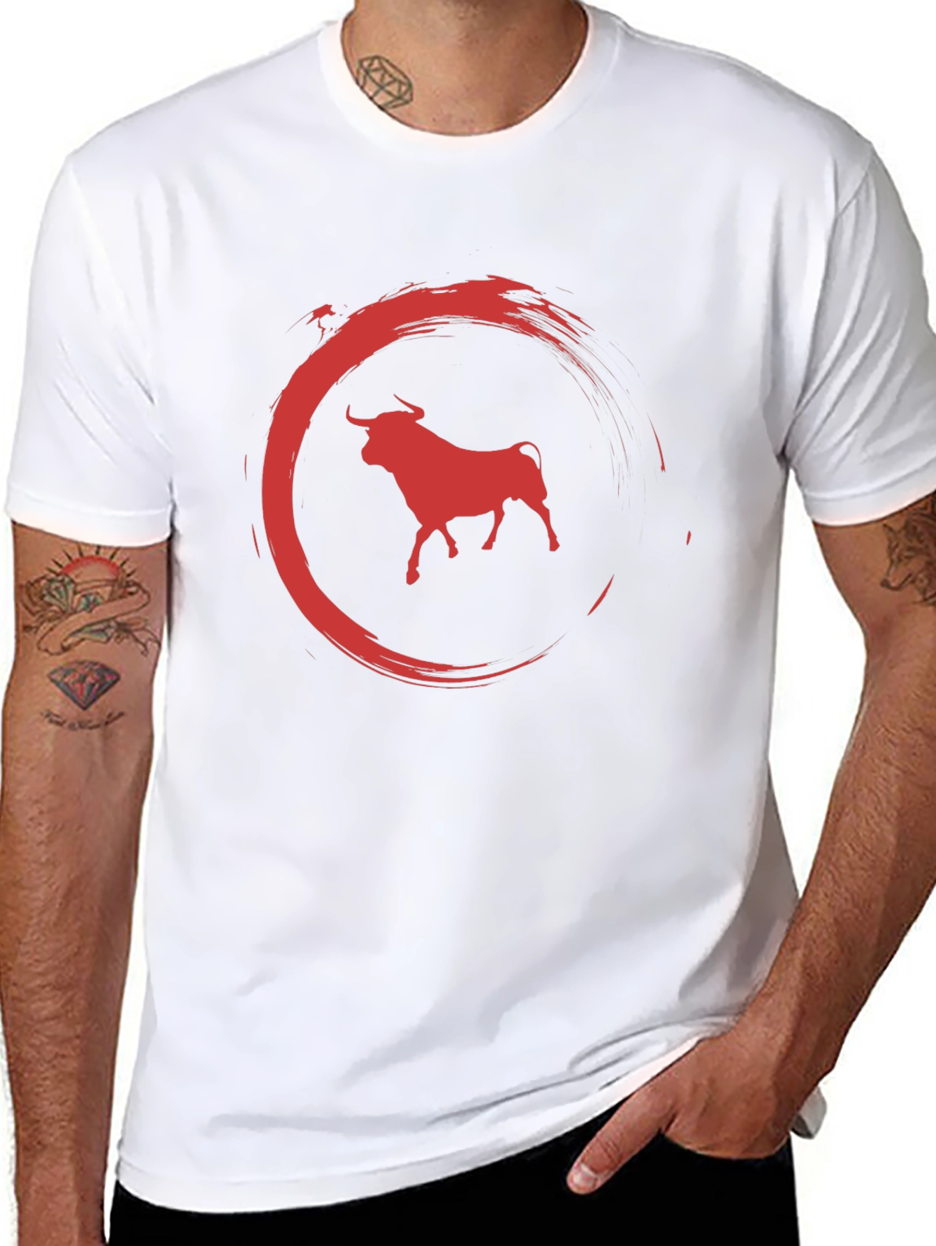 Bullseye Graphic Tee - Stylish Mens Black T-Shirt
