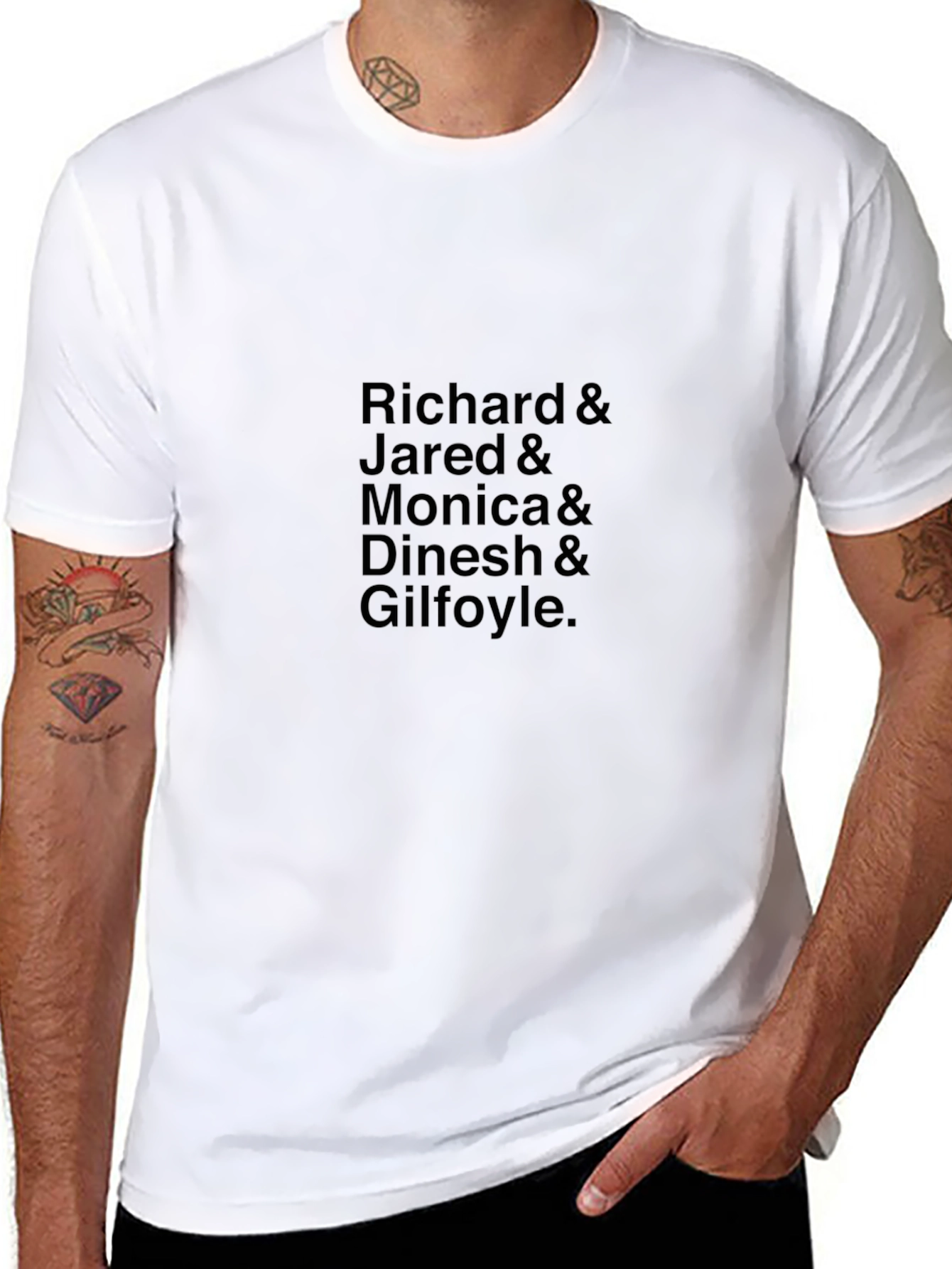 Silicon Valley Cast Black T-Shirt