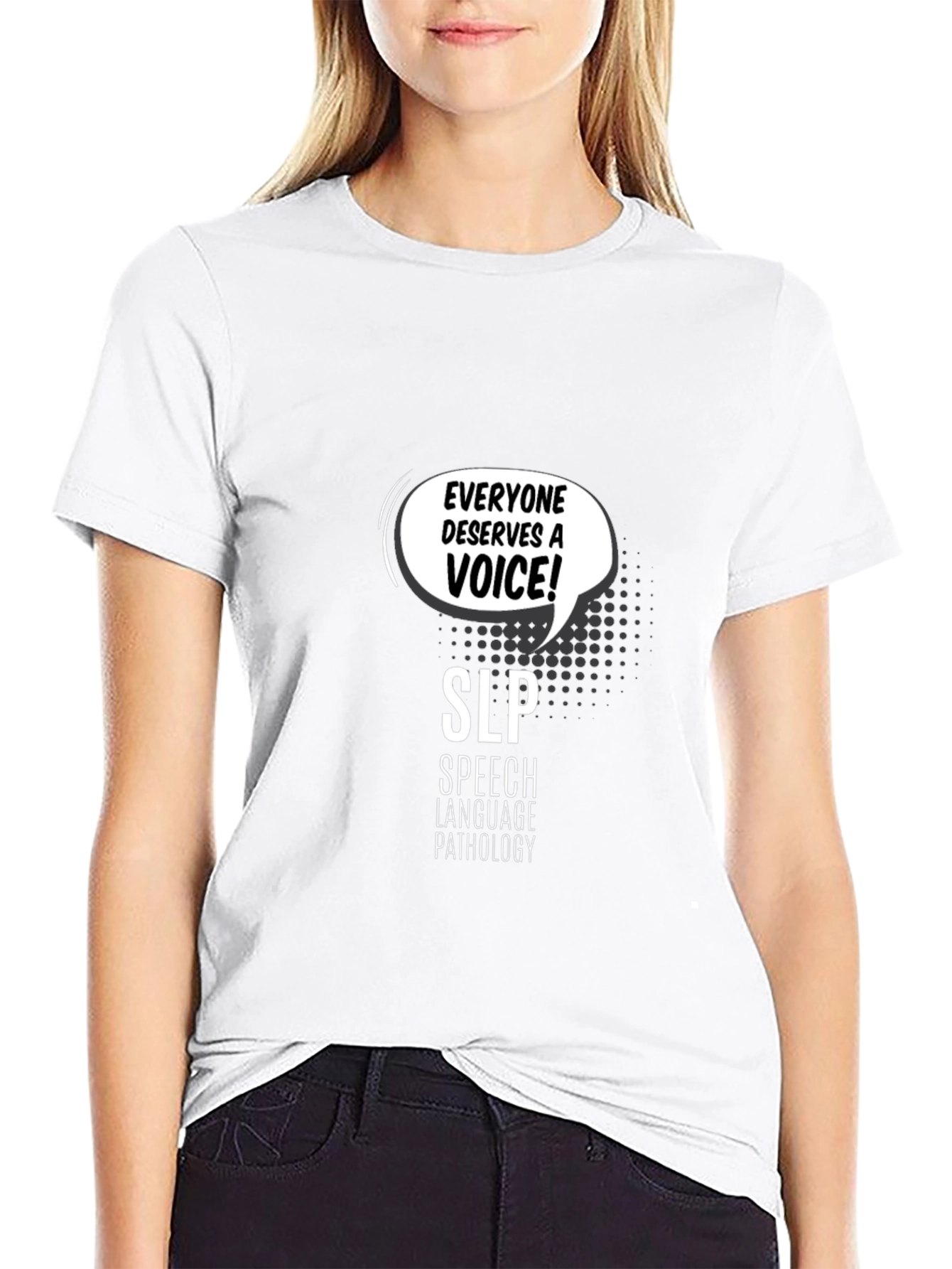 Everyone Deserves a Voice SLP T-Shirt
