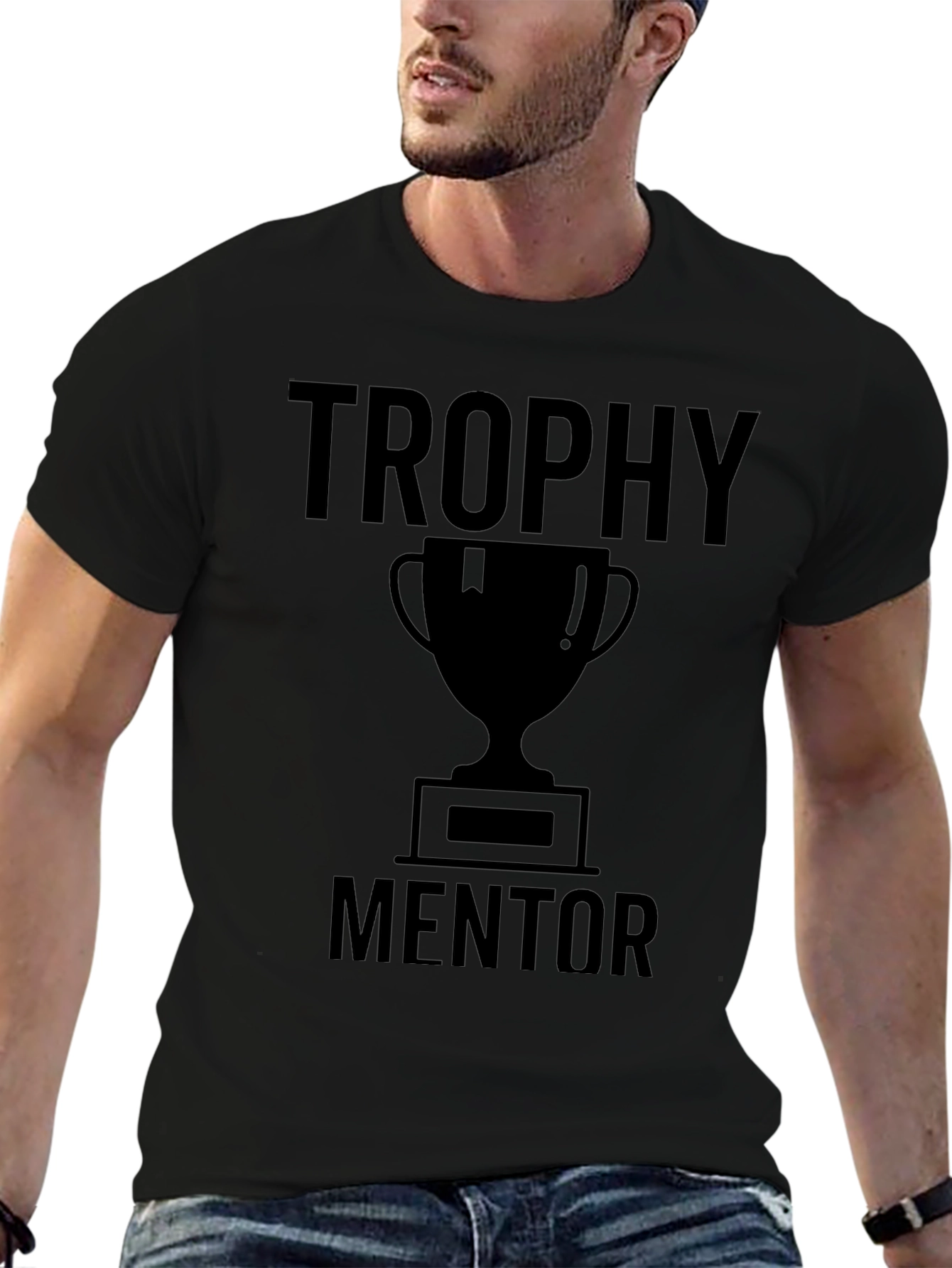 Trophy Mentor Graphic T-Shirt - Black