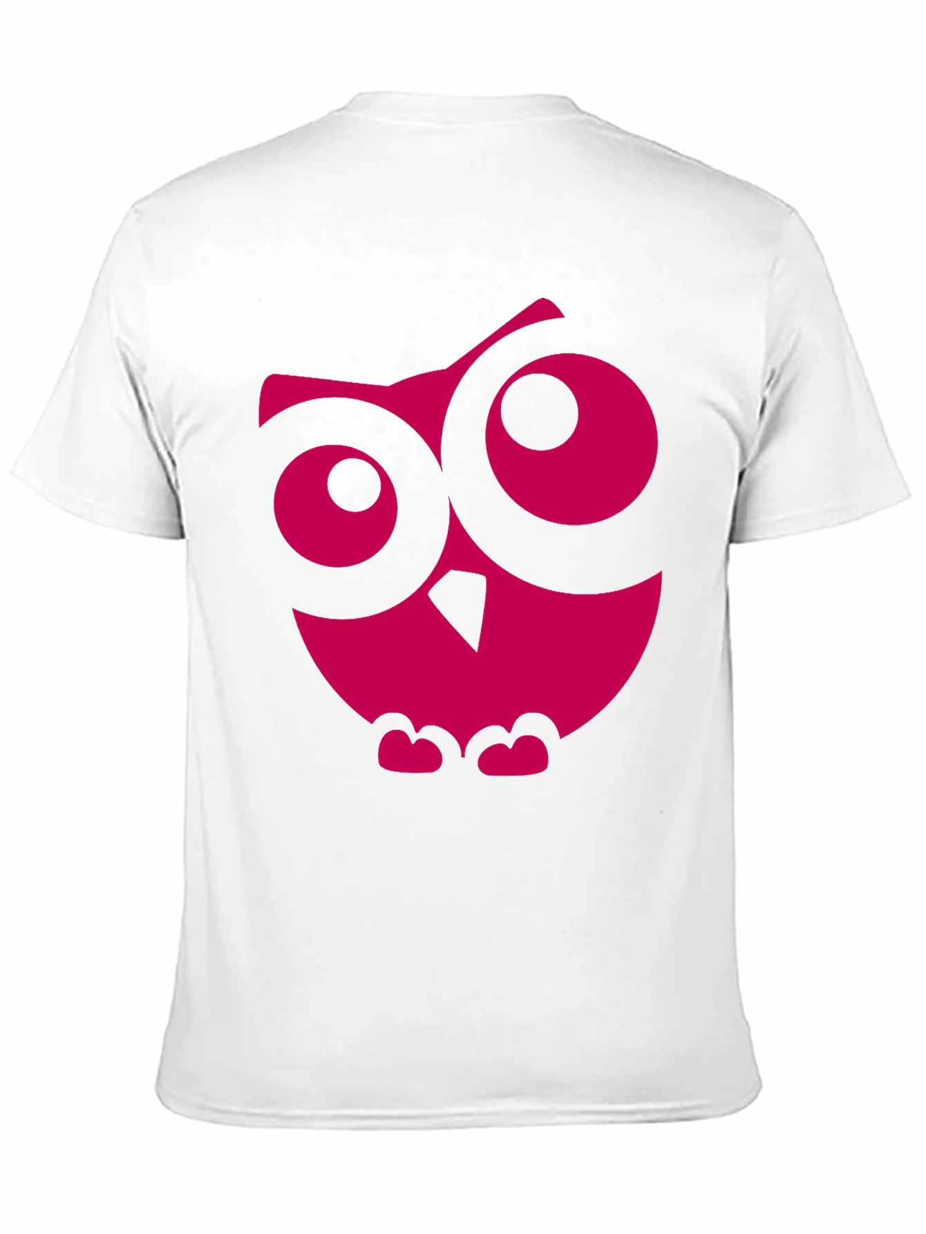 Cool Owl Graphic Print Black T-Shirt