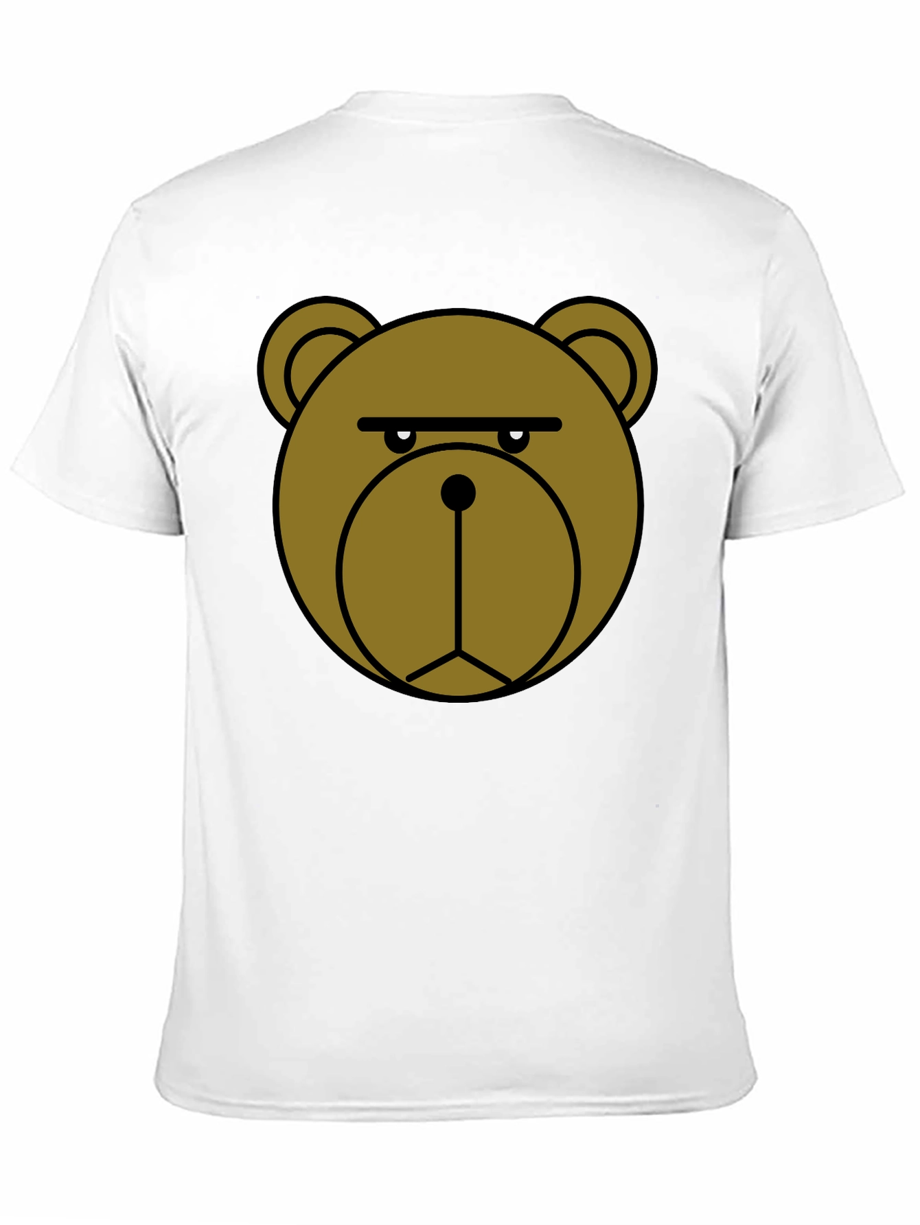 Grumpy Bear Graphic T-Shirt - Black