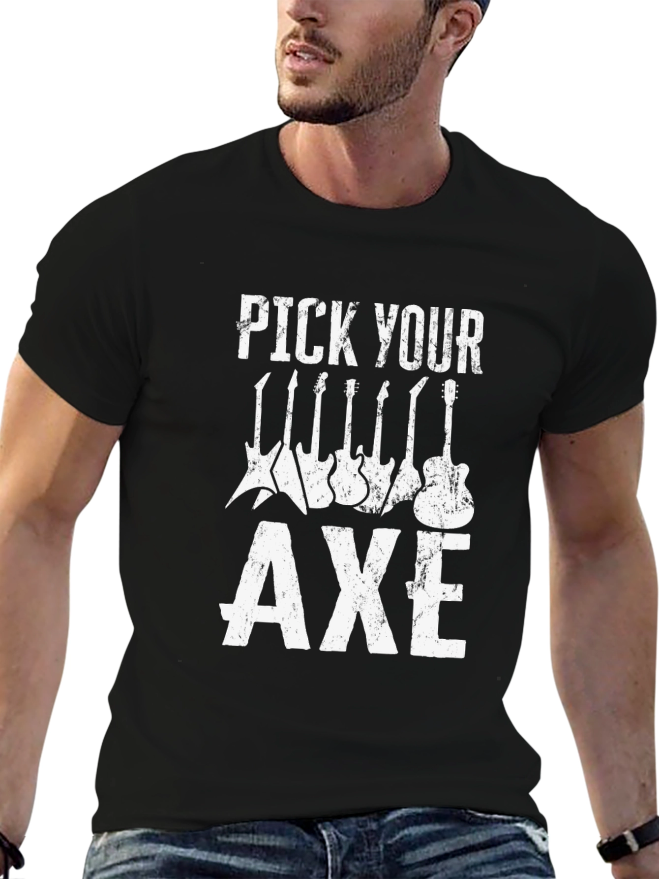Pick Your Axe Guitar T-Shirt - Music Lover Tee