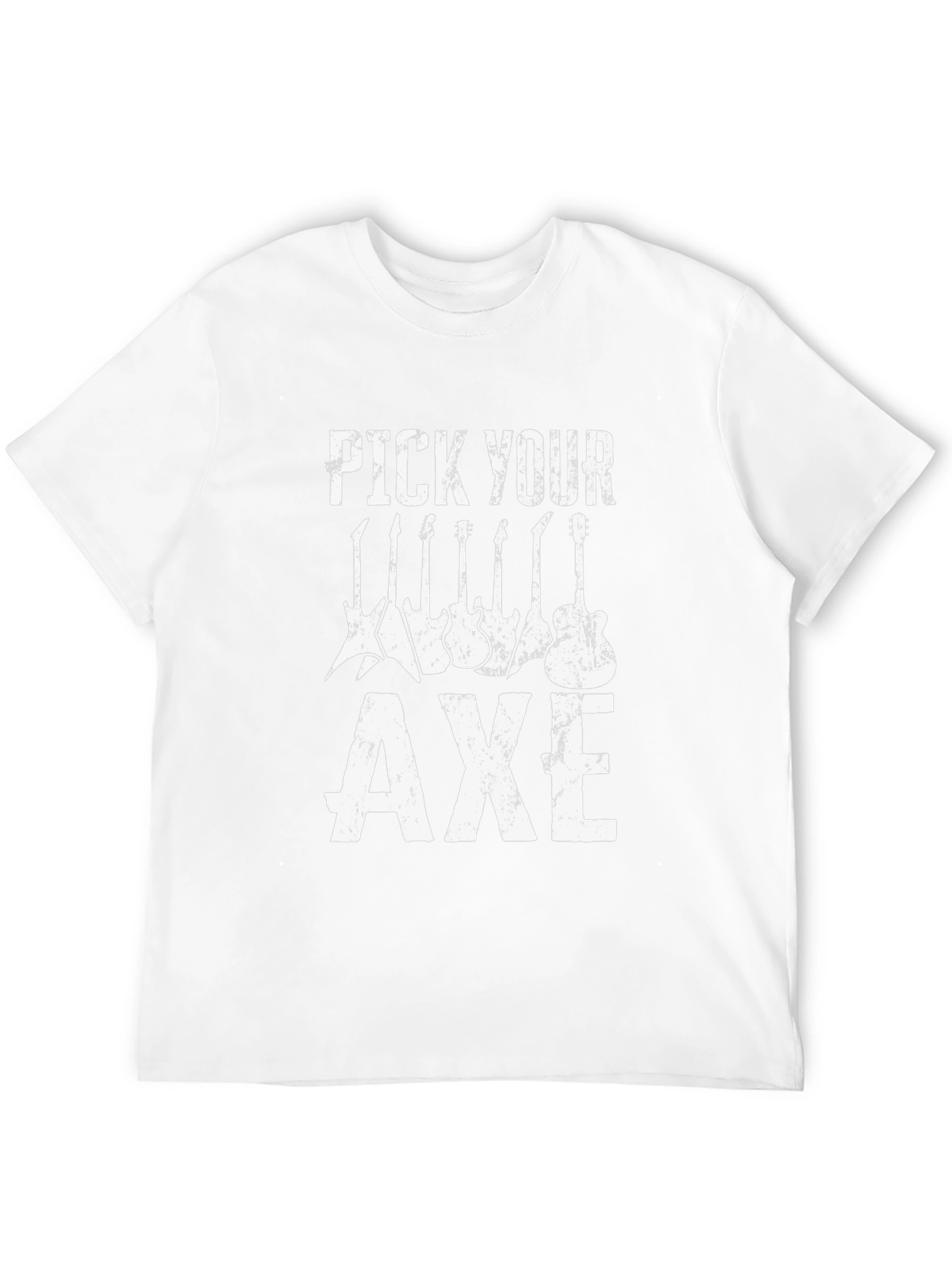 Pick Your Axe Guitar T-Shirt - Music Lover Tee